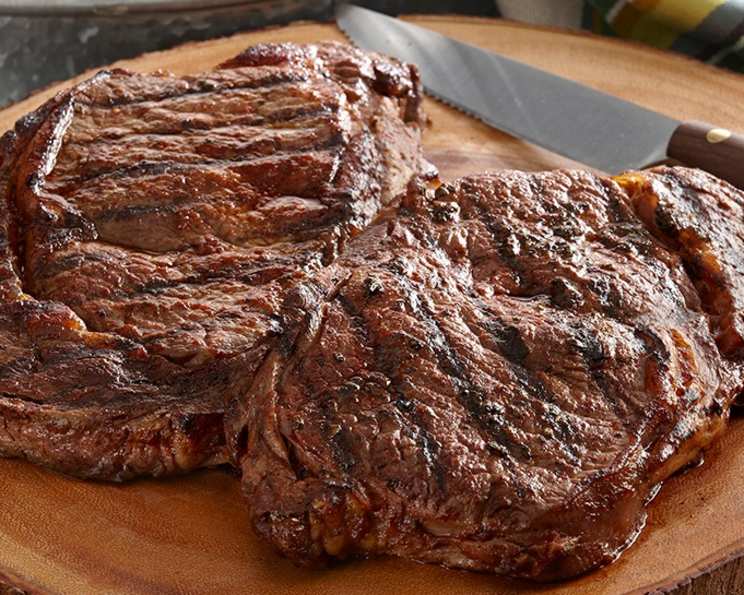 Grilled Chipotle Cinnamon Marinated Rib Eye Steak